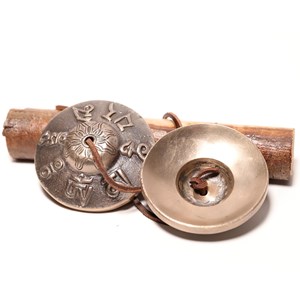 Tingshas tibétaines de méditation 7,5cm
