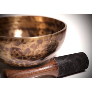 Bol chantant moon design 20cm fait main