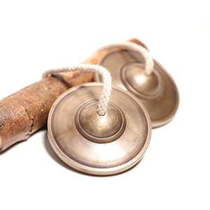 Tingshas tibétaines de méditation 7cm