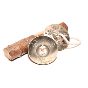 Tingshas tibétaines de méditation 7,5cm