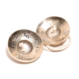 Tingshas tibétaines de méditation 7,5cm