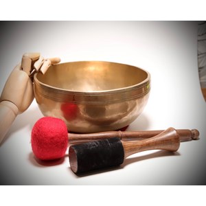 Bol chantant lingam 20cm - fait main