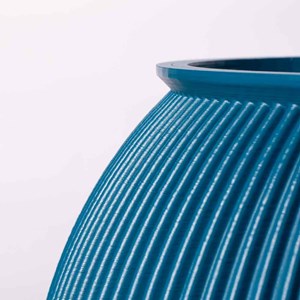 Pot de fleur bleu design 50l