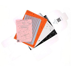 Kit créatif agent paper petit renard assis à construire 3d