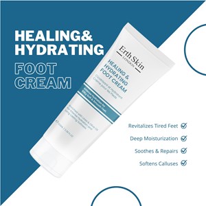 Crème cicatrisante et hydratante pour les pieds