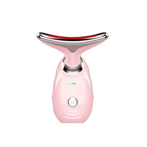 Masseur anti-âge visage et cou rose