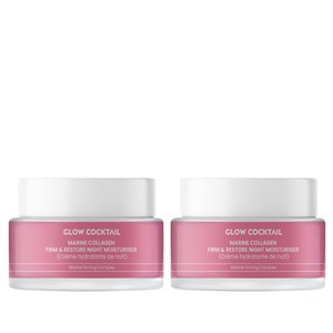 Duo de crèmes de nuit restauratrices de collagène