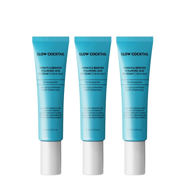 Erth Skin London - Trio de crèmes pour les yeux à l'acide hyaluronique