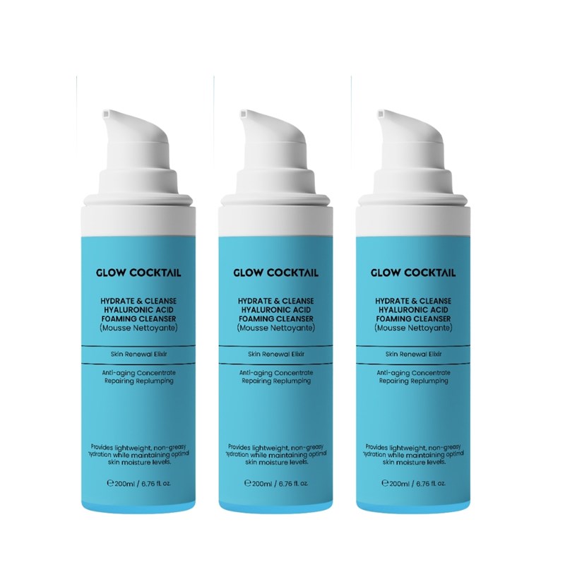 Erth Skin London - Trio de nettoyants à l'acide hyaluronique
