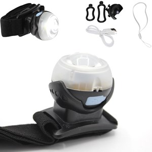 Lampe frontale magnétique 2 en 1 led 170 lm torche détachable