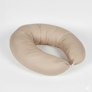 Coussin de grossesse, déhoussable Beige