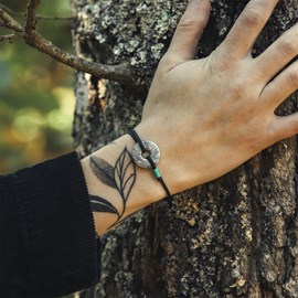 Bracelet cordon randonnée - le cartographe