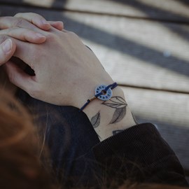 Bracelet cordon lune - l’astrologue