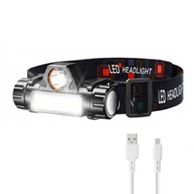 Lampe Frontale LED Rechargeable USB – Torche Pour Bricolage, Camping, Randonnée