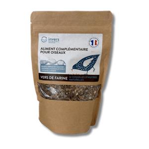 Mélange coquille huître et vers 400g