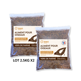 Vers de farine déshydratés 5 kg