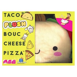 Taco plush bouc cheese pizza