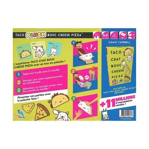 Taco plush bouc cheese pizza