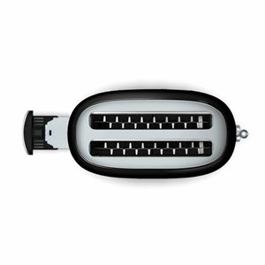 Grille-pain smeg tsf02bleu noir 1500 w