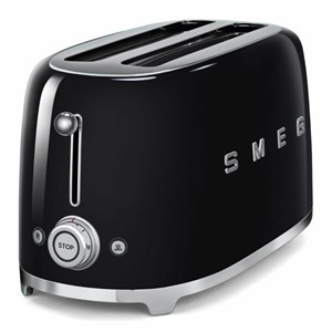 Grille-pain smeg tsf02bleu noir 1500 w