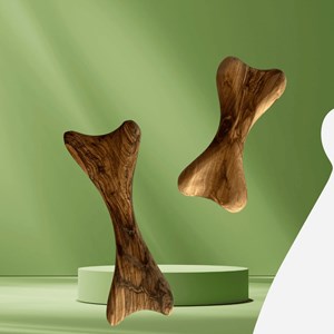 Os en bois d'olivier