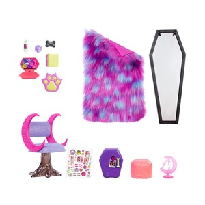 La chambre de clawdeen wolf - monster high