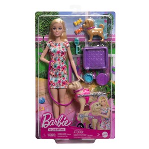 Barbie chien marcheur avec chaise roulante