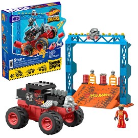 Mega hot wheels monster trucks crash track
