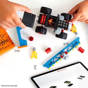 Mega hot wheels monster trucks crash track