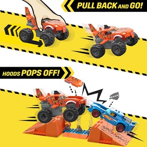 Monster trucks hot wheels - tiger shark chocs