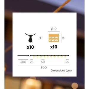 Guirlande lumineuse solaire nature alba