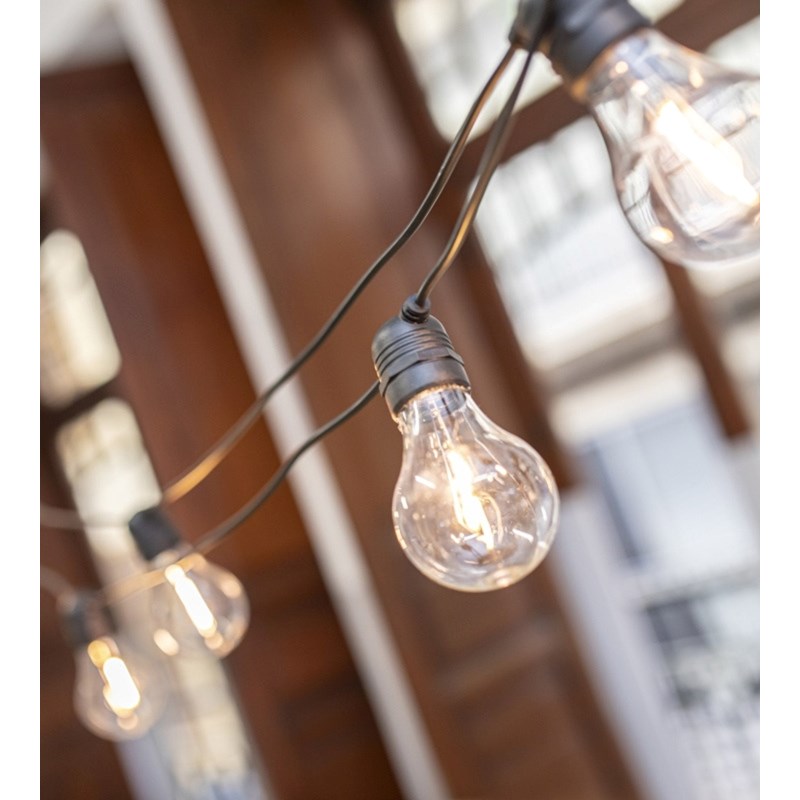 Guirlande lumineuse solaire allegra noire