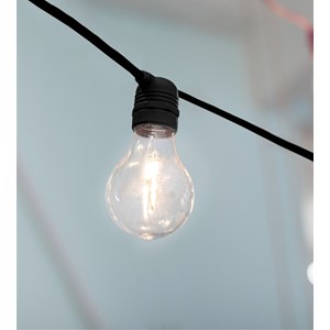 Guirlande lumineuse solaire allegra noire