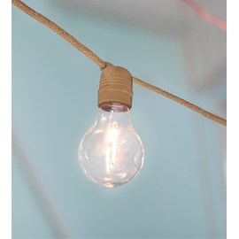 Guirlande lumineuse solaire allegra taupe