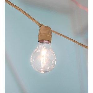 Guirlande lumineuse solaire allegra taupe