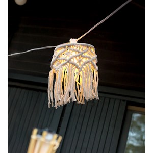 Guirlande lumineuse solaire bohème mykonos