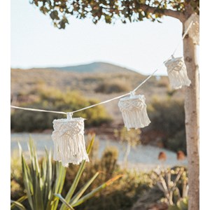 Guirlande lumineuse solaire bohème mykonos