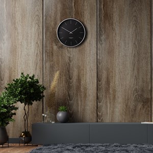 Kienzle horloge murale radio-pilotée modern anthracite 25 cm