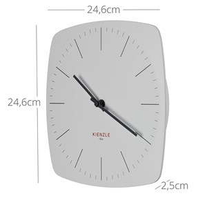 Kienzle dcf horloge murale radio-pilotée moderne 24,6 cm