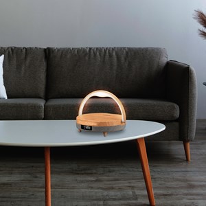 Kienzle réveil led avec haut-parleur bluetooth® et station de charge sans fil