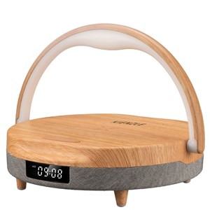 Kienzle réveil led avec haut-parleur bluetooth® et station de charge sans fil