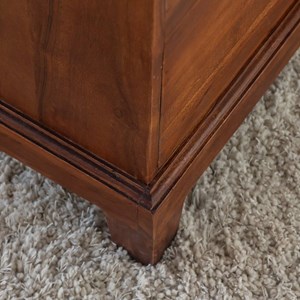 Table basse acacia foncé