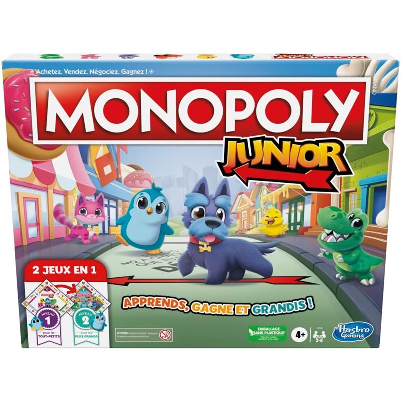 Hasbro gaming monopoly junior