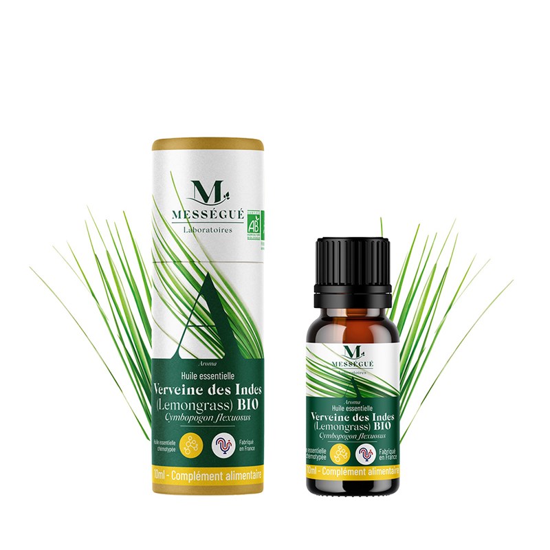 Huile essentielle lemongrass bio 10 ml