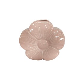 Vase fleur en porcelaine rose