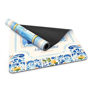 Tapis de yoga dolce vita en pu-caoutchouc naturel avec sac