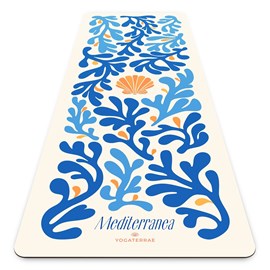 Tapis de yoga antidérapant seashell en pu-caoutchouc naturel