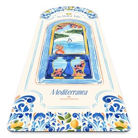 Tapis de yoga antidérapant dolce vita arche en pu-caoutchouc naturel