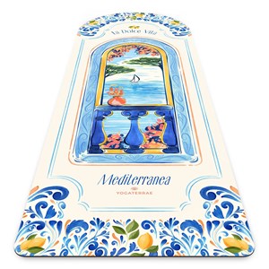 Tapis de yoga antidérapant dolce vita arche en pu-caoutchouc naturel