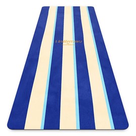 Tapis de yoga antidérapant microfibre confort 3,5 mm santorin
